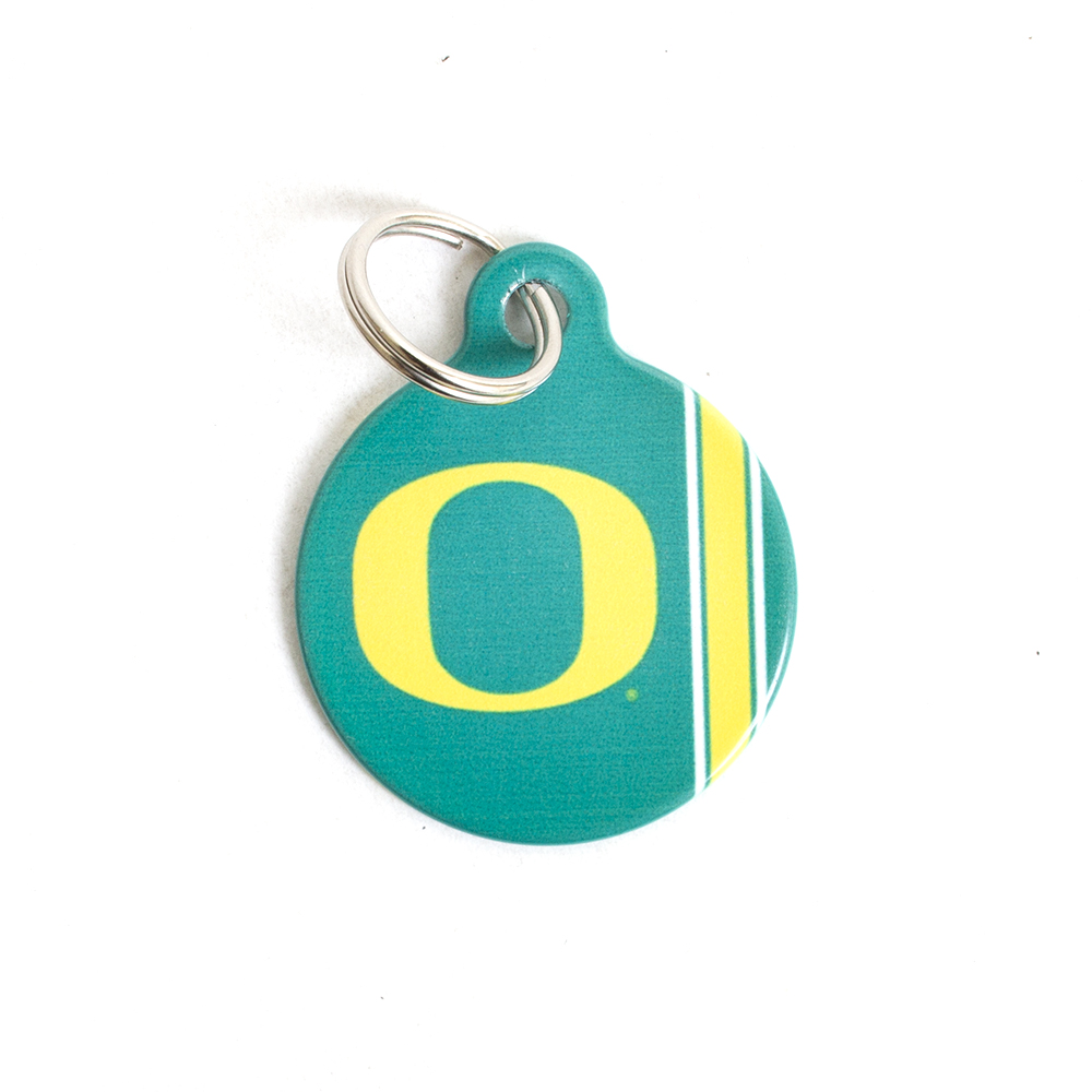 Classic Oregon O, All Star Dog, Stainless Steel, Dog Tag